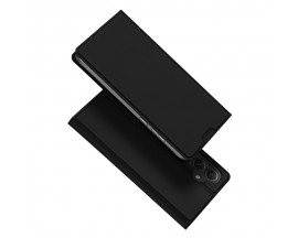 Husa Premium Flip Cover Duxducis Skin Pro, Compatibila Cu Samsung Galaxy A35 5G - Black