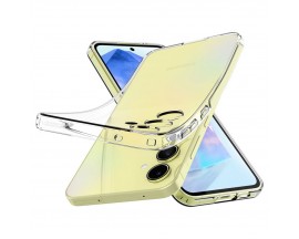 Husa Spate Spigen Liquid Crystal Compatibila Cu Samsung Galaxy A55 5G, Silicon, Transparent