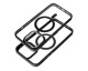 Husa Spate Upzz Color Edge Compatibila Cu iPhone 15 Pro, Tehnologie MagSafe, Negru