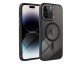 Husa Spate Upzz Color Edge Compatibila Cu iPhone 14 Pro, Tehnologie MagSafe, Negru