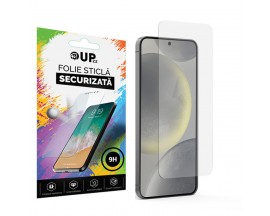 Folie Sticla Securizata Upzz Pro Compatibila Cu Samsung Galaxy S24, Rezistenta 9h, Transparenta