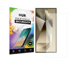 Folie Sticla Securizata Upzz Pro Compatibila Cu Samsung Galaxy S24 Ultra, Rezistenta 9h, Transparenta