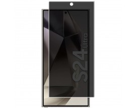 Folie Sticla Securizata Upzz Privacy Compatibila Cu Samsung Galaxy S24 Ultra, Full Glue, Case Friendly, Antispy