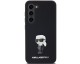 Husa Spate Karl Lagerfeld Compatibila Cu Samsung Galaxy S24, Colectia Silicone Ikonik Metal Pin - 9259235