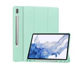 Husa Upzz TechSuit Flex Compatibila Cu Samsung Galaxy Tab A9, Suport Pen, Functie Stand, Matcha Green
