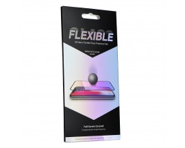 Folie Sticla Nano Glass Full Glue Flex Upzz Samsung  J4 2018  Negru Ultra Rezistenta