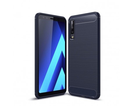 Husa Spate Forcell Carbon Pro Samsung A7 2018 Blue