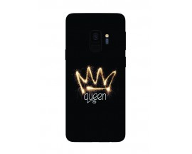 Husa Silicon Soft Upzz Print Samsung Galaxy S9 Model Queen