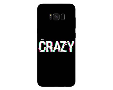 Husa Silicon Soft Upzz Print Samsung Galaxy S8 Model Crazy