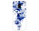 Husa Silicon Soft Upzz Print Samsung Galaxy A8 2018 Model Blue Butterflyes