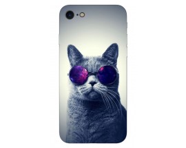 Husa Silicon Soft Upzz Print iPhone 7/iphone 8 Model Cool Cat