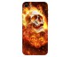 Husa Silicon Soft Upzz Print iPhone 7/iPhone 8 Model Flame Skull