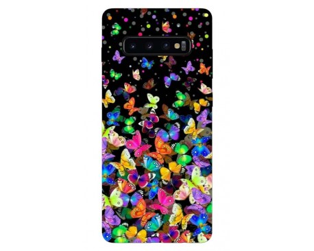 Husa Silicon Soft Upzz Print Samsung Galaxy S10 Model Colorature