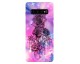 Husa Silicon Soft Upzz Print Samsung Galaxy S10 Model Neon Rose