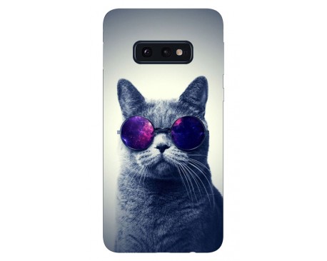 Husa Silicon Soft Upzz Print Samsung Galaxy S10E Model Cool Cat