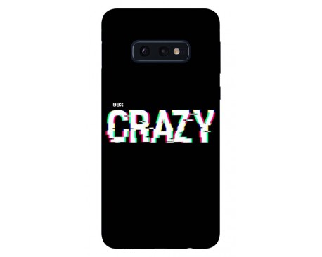 Husa Silicon Soft Upzz Print Samsung Galaxy S10E Model Crazy