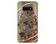 Husa Silicon Soft Upzz Print Samsung Galaxy S10E Model Golden Butterflys