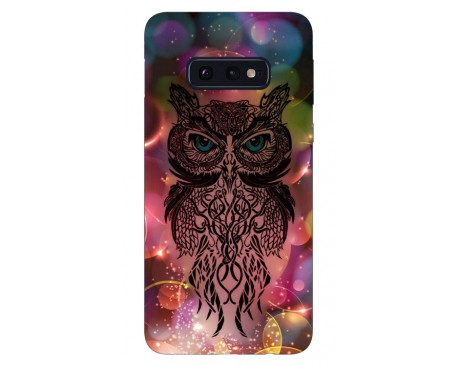 Husa Silicon Soft Upzz Print Samsung Galaxy S10E Model Sparkle Owl