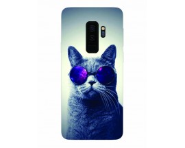 Husa Silicon Soft Upzz Print Compatibila Cu Samsung Galaxy S9+ Plus Model Cool Cat