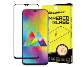 Folie Sticla Full Cover Full Glue 	Wozinsky Compatibila Cu Samsung Galaxy M10  Cu Adeziv Pe Toata Suprafata Foliei Neagra