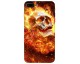 Husa Silicon Soft Upzz Print iPhone 7/8 Plus Model Flame Skull