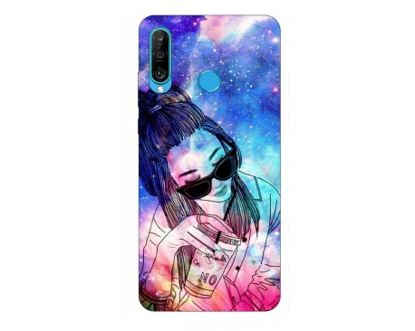Husa Silicon Soft Upzz Print Huawei P30 Lite Model  Together