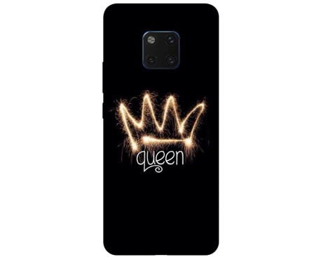 Husa Silicon Soft Upzz Print Huawei Mate 20 Pro Model Queen