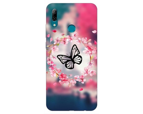 Husa Silicon Soft Upzz Print Huawei P Smart 2019 Model Butterflies