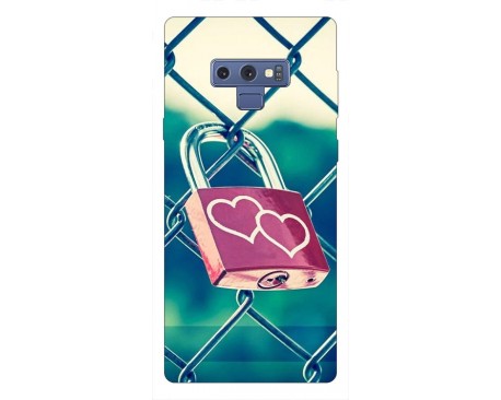 Husa Silicon Soft Upzz Print Samsung Galaxy Note 9 Model Heart Lock