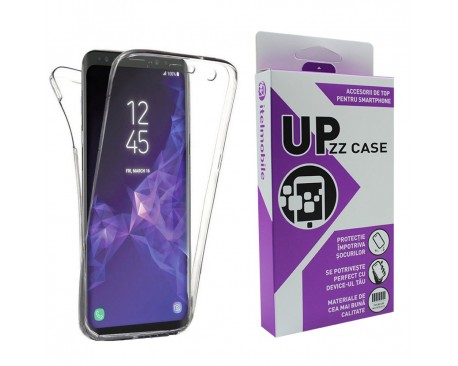 Husa 360 Grade Full Cover UPzz Case Silicon Samsung A60 Transparenta