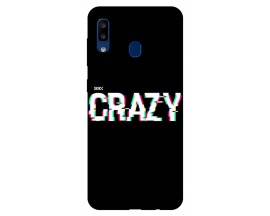 Husa Silicon Soft Upzz Print Samsung Galaxy A20 Model Crazy