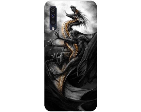 Husa Silicon Soft Upzz Print Samsung Galaxy A50  Model Dragon