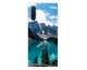 Husa Premium Upzz Print Samsung Galaxy Note 10 Model Blue