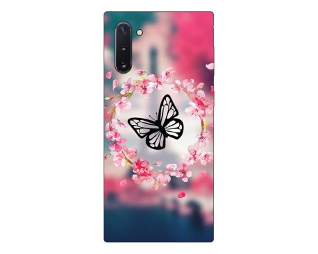 Husa Premium Upzz Print Samsung Galaxy Note 10 Model Butterfly
