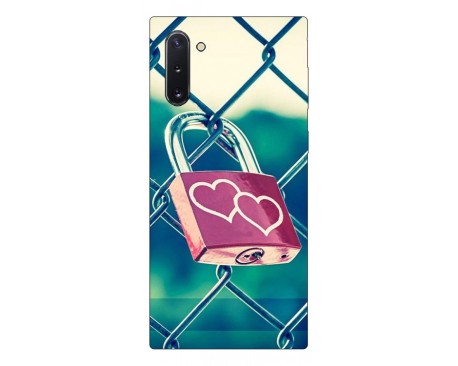 Husa Premium Upzz Print Samsung Galaxy Note 10 Model Heart Lock