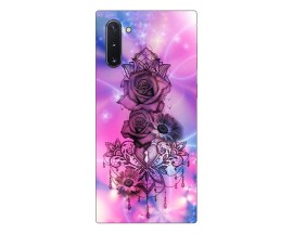 Husa Premium Upzz Print Compatibila Cu Samsung Galaxy Note 10 Model Neon Rose