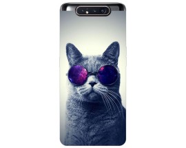 Husa Premium Upzz Print Samsung Galaxy A80 Model Cool Cat