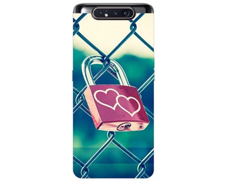 Husa Premium Upzz Print Samsung Galaxy A80 Model Heart Lock