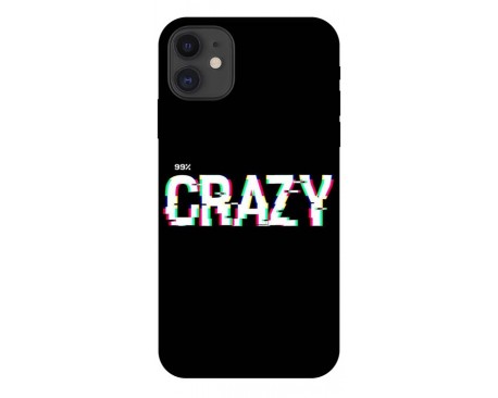 Husa Premium Upzz Print iPhone 11 Model Crazy