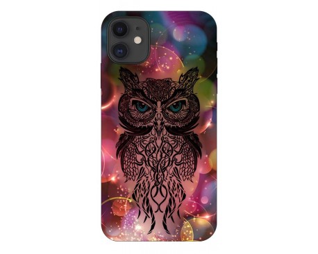 Husa Premium Upzz Print iPhone 11 Model Sparkle Owl