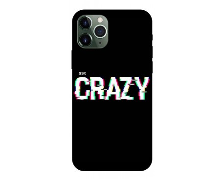 Husa Premium Upzz Print iPhone 11 Pro Model Crazy
