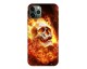 Husa Premium Upzz Print iPhone 11 Pro Model Flame Skull