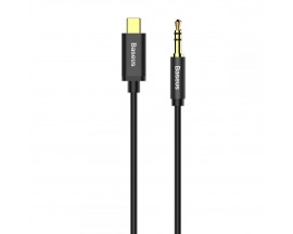 Cablu Premium Audio Baseus M01 Type-c La Mufa Jack 3,5mm, 120cm Lungime, Negru