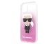 Husa Premium Karl Lagerfeld iPhone 11 Pro Glitter Karl Roz, Silicon