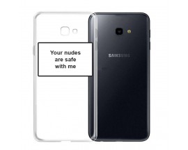 Husa Spate Silicon Upzz Label Samsung Galaxy J4+ Plus Model Nudes