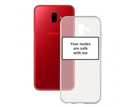 Husa Spate Silicon Upzz Label Samsung Galaxy J6+ Plus Model Nudes