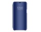 Husa Tip Carte Mirror Huawei Mate 30 Lite  Cu Folie Sticla Upzz Glass Inclusa In Pachet, Albastru