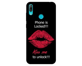 Husa Silicon Soft Upzz Print Huawei Y7 2019 Model Kiss