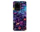 Husa Silicon Soft Upzz Print Samsung Galaxy S20 Ultra Model Neon Rose
