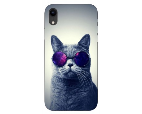 Husa Silicon Soft Upzz Print iPhone Xr Model Cool Cat